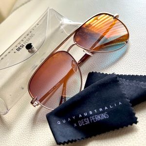 QUAY x DESI oversize sunglasses